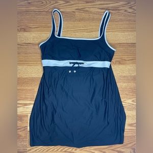 Eco swim black 1 piece swim dress